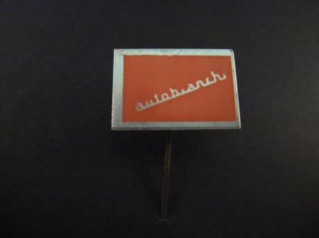 Autobianchi Italiaans automerk( overgenomen door Lancia) logo oranje-bruin